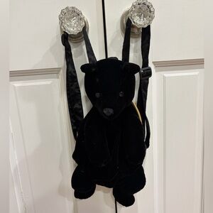 Mango Black Bear Kids Backpack Vintage 1990’s